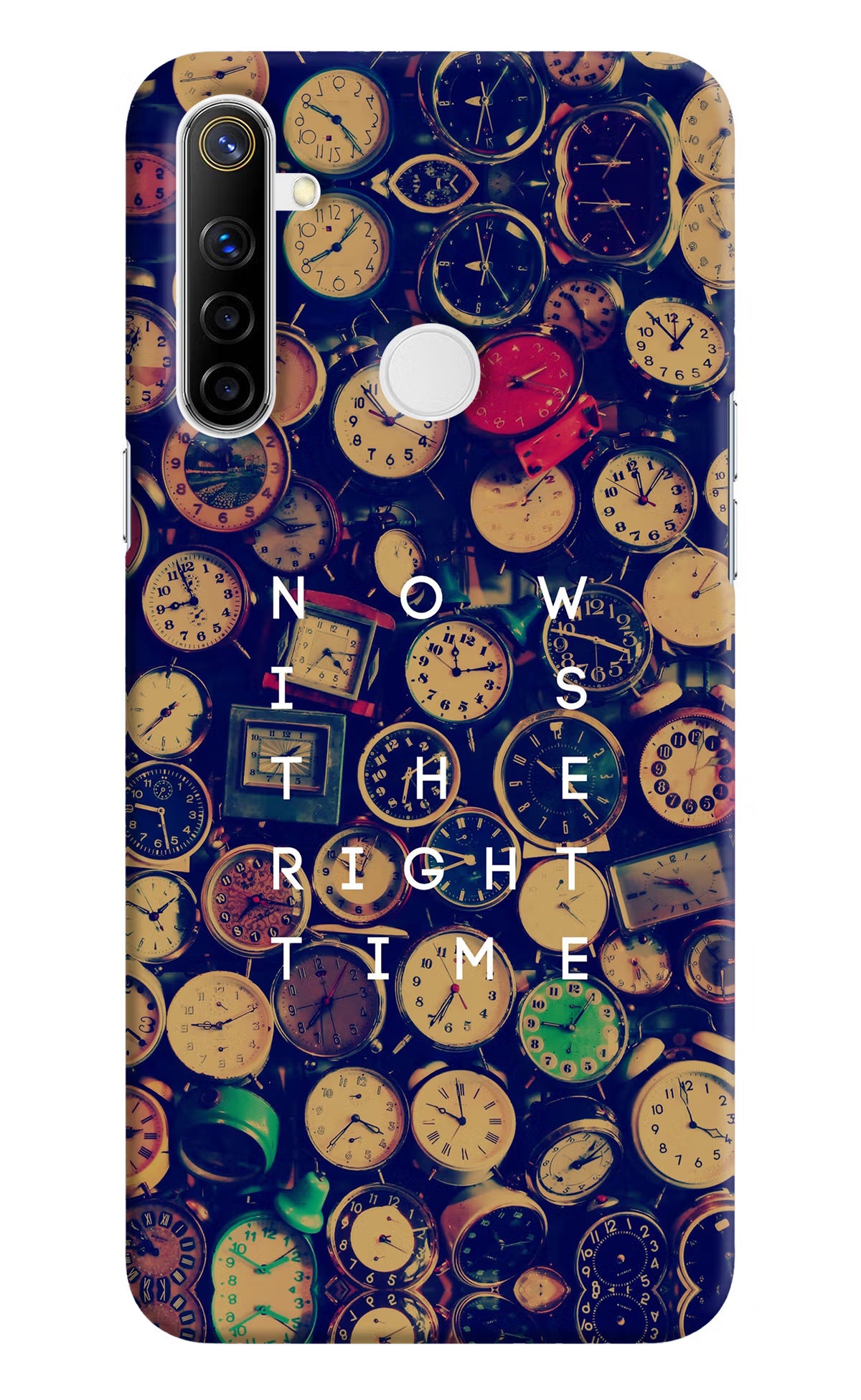 Now is the Right Time Quote Realme Narzo 10 Hard Case Back Cover by Casekaro