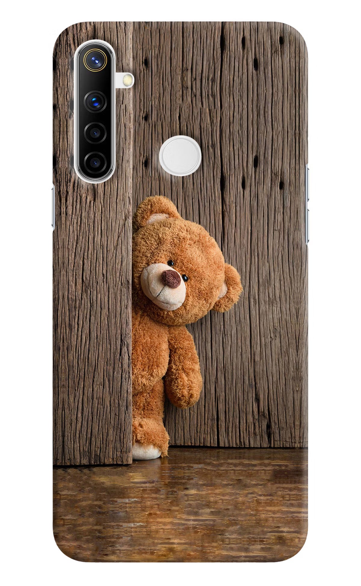 Teddy Wooden Realme Narzo 10 Hard Case Back Cover by Casekaro