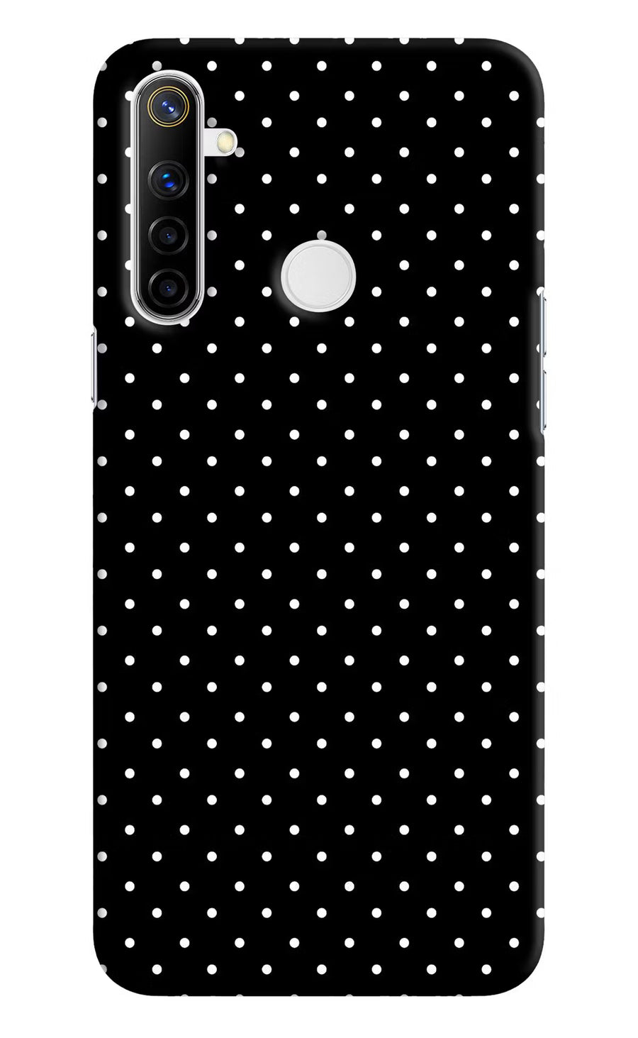 White Dots Realme Narzo 10 Back Cover, Hard case