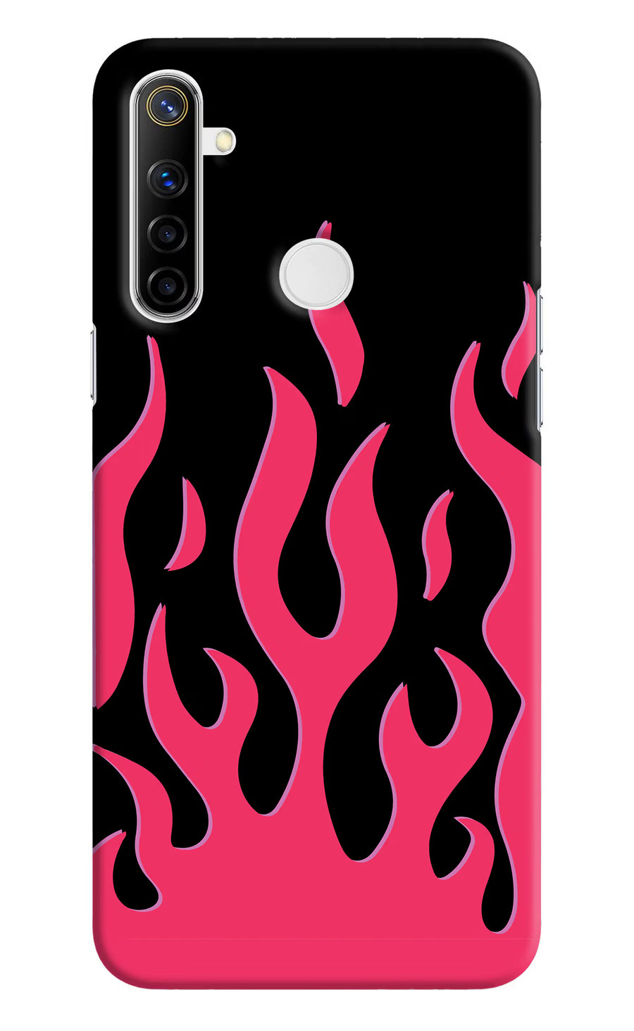 Fire Flames Realme Narzo 10 Back Cover, Hard case
