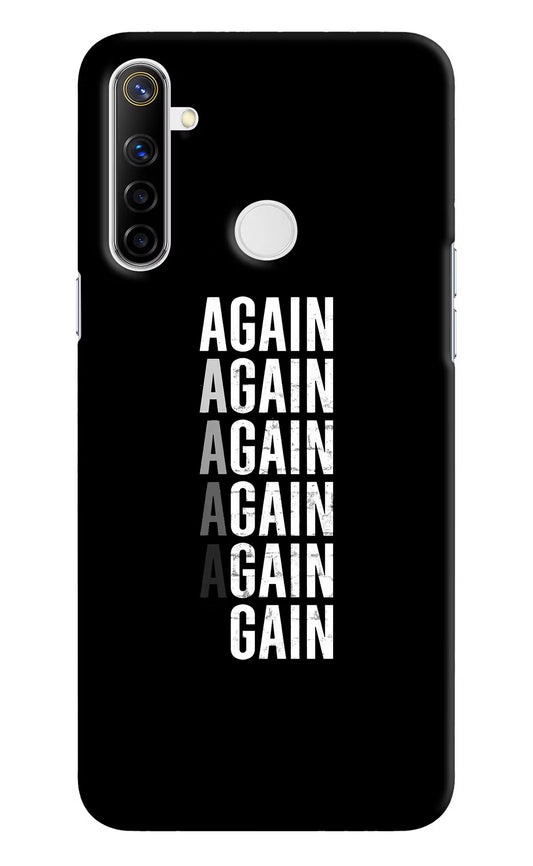 Again Again Gain Realme Narzo 10 Hard Case Back Cover by Casekaro