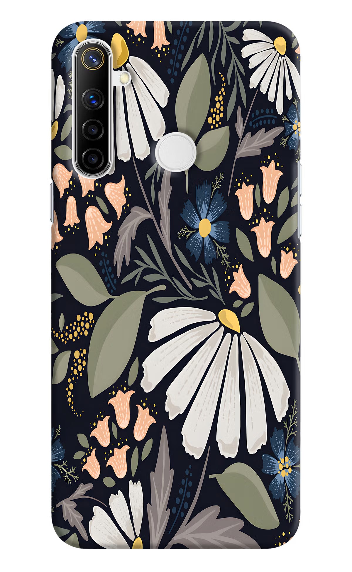 Flowers Art Realme Narzo 10 Hard Case Back Cover by Casekaro