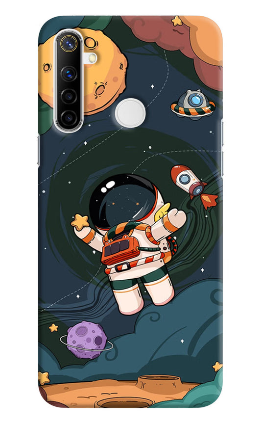 Cartoon Astronaut Realme Narzo 10 Hard Case Back Cover by Casekaro