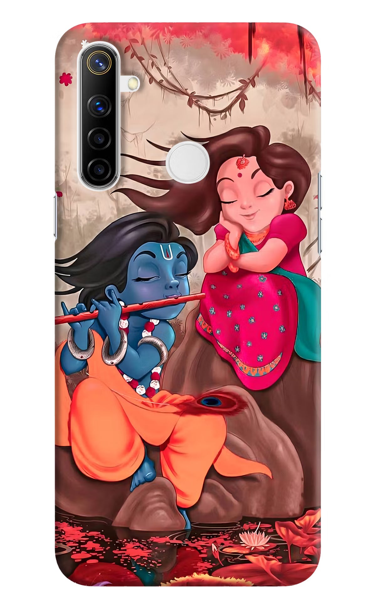Radhe Krishna Realme Narzo 10 Hard Case Back Cover by Casekaro