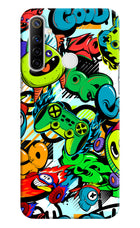 Game Doodle Realme Narzo 10 Hard Case Back Cover by Casekaro