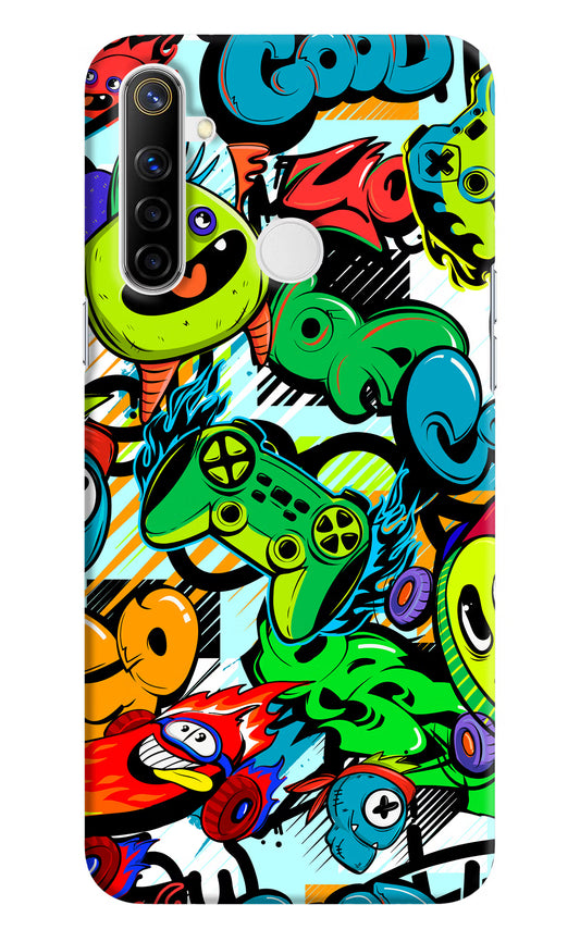 Game Doodle Realme Narzo 10 Hard Case Back Cover by Casekaro