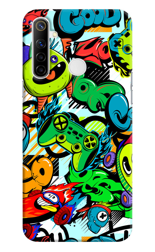 Game Doodle Realme Narzo 10 Hard Case Back Cover by Casekaro