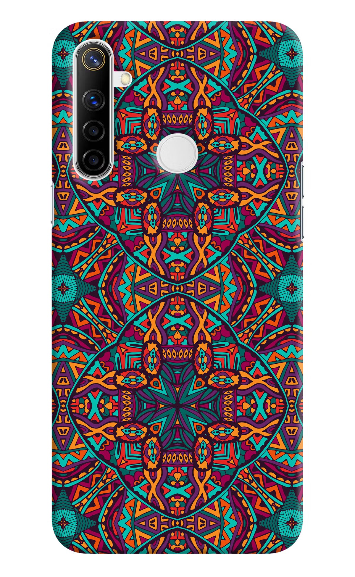 Colour Mandala Realme Narzo 10 Hard Case Back Cover by Casekaro