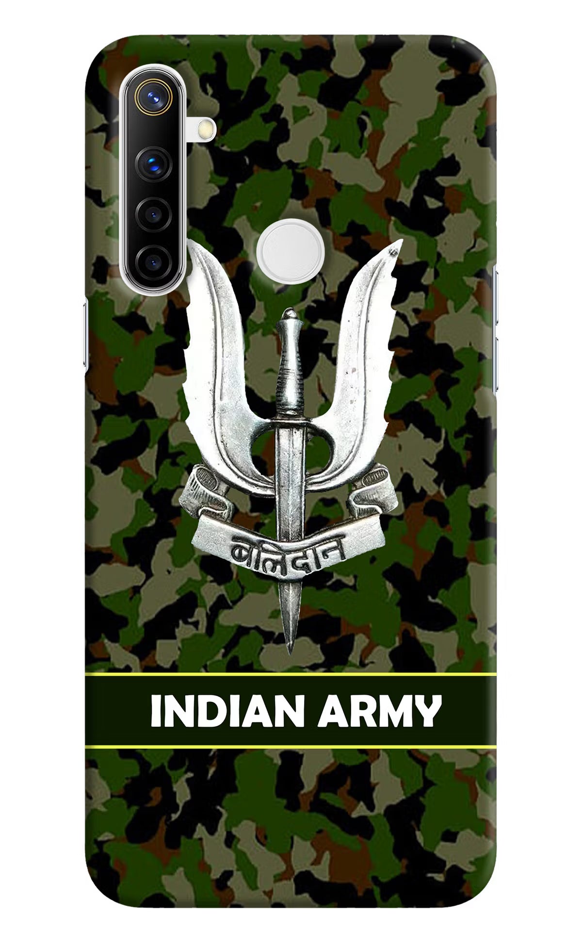 Balidan Indian Logo Realme Narzo 10 Hard Case Back Cover by Casekaro