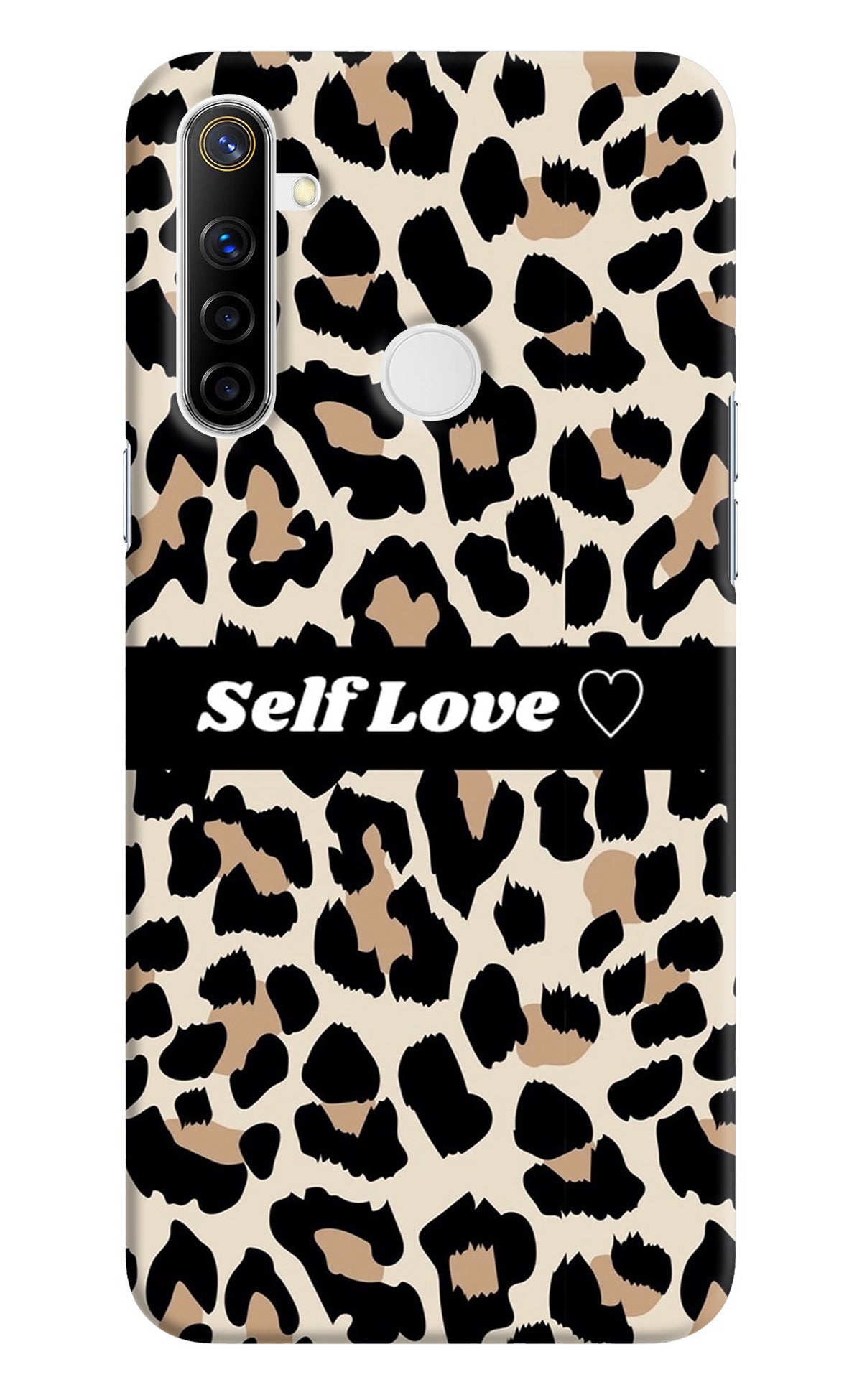 Leopard Print Self Love Realme Narzo 10 Back Cover