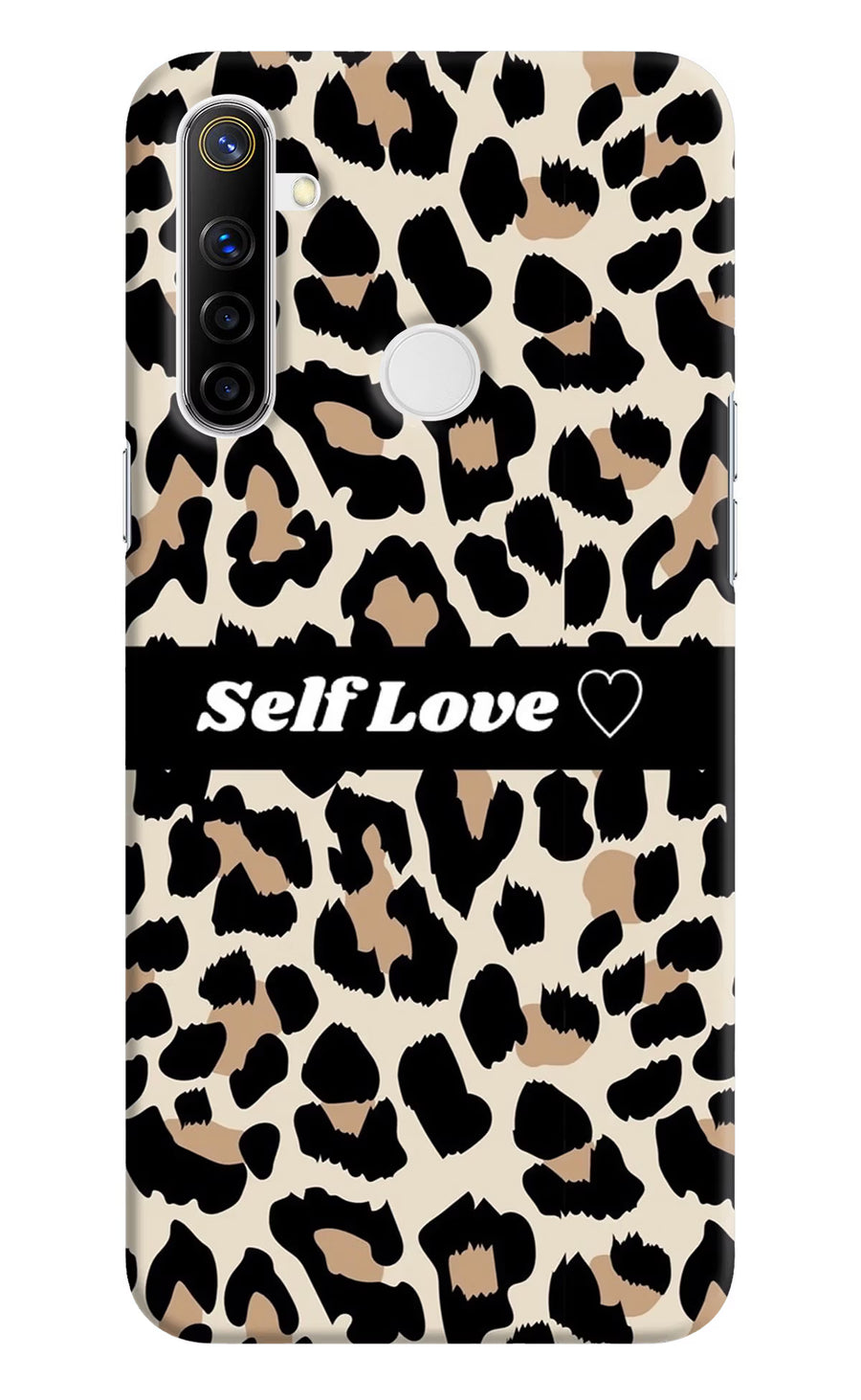 Leopard Print Self Love Realme Narzo 10 Back Cover, Hard case