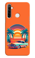 Palm Drive 80s Realme Narzo 10 Hard Case Back Cover by Casekaro
