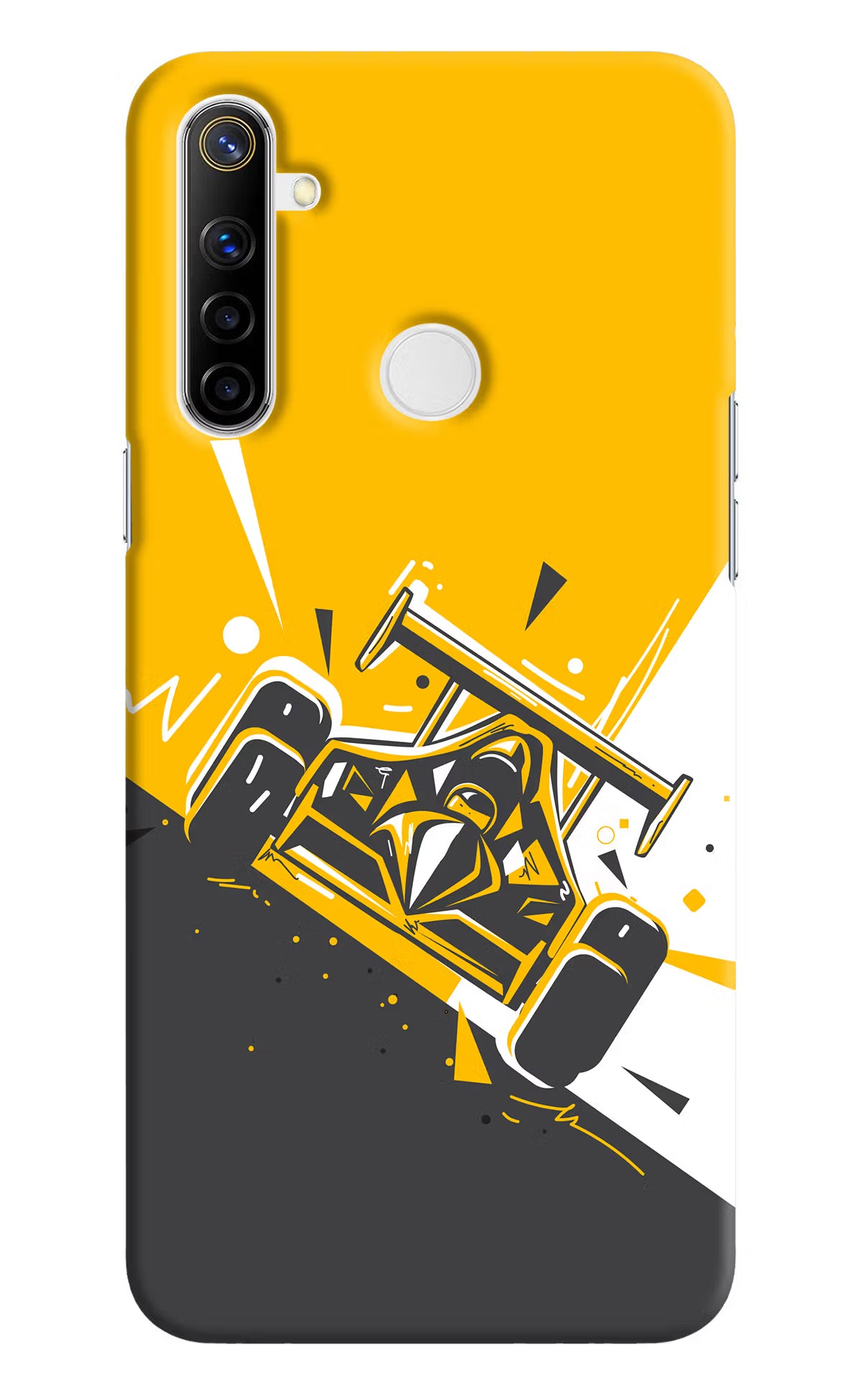 Track King Realme Narzo 10 Hard Case Back Cover by Casekaro