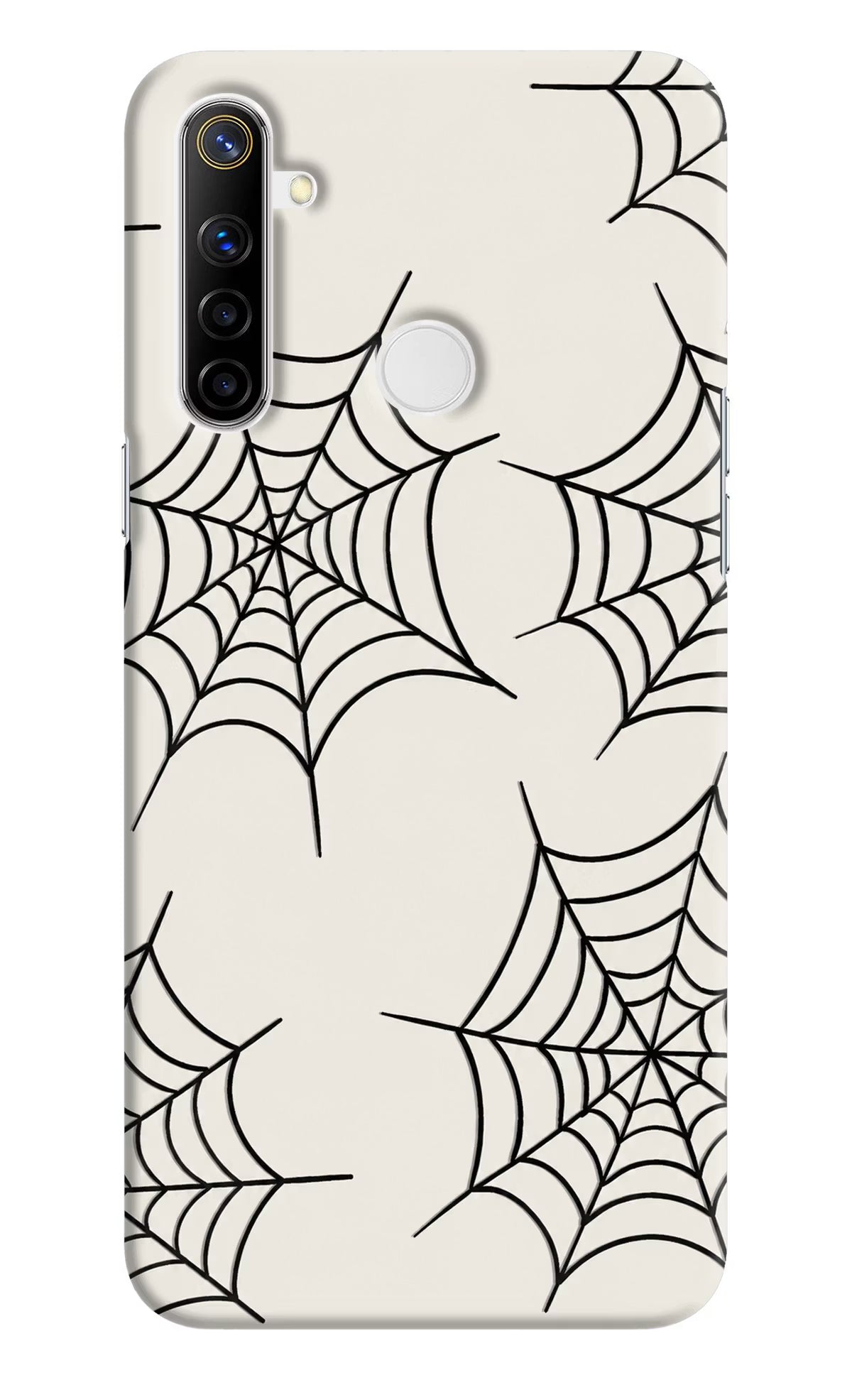 Spider Web Realme Narzo 10 Hard Case Back Cover by Casekaro
