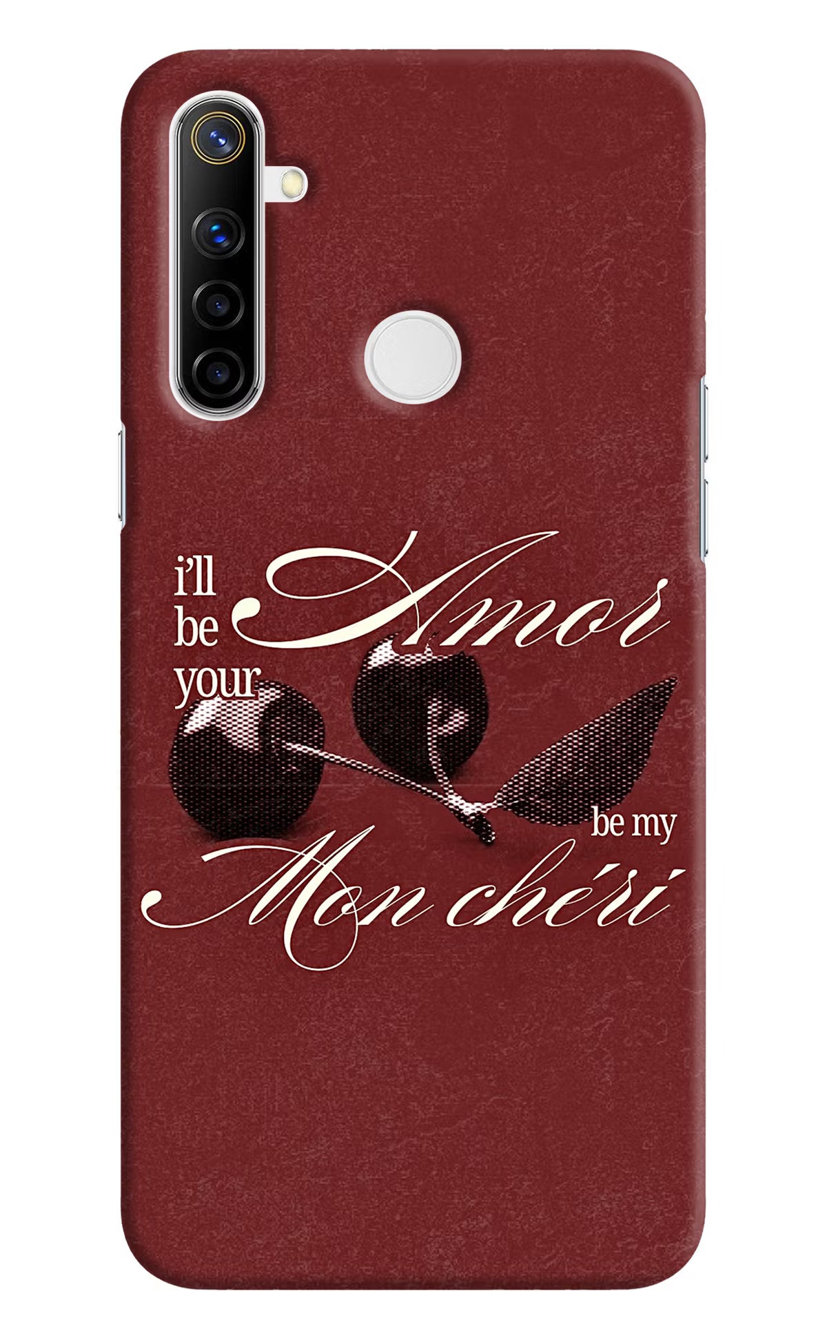 Velvet Cherry Realme Narzo 10 Back Cover