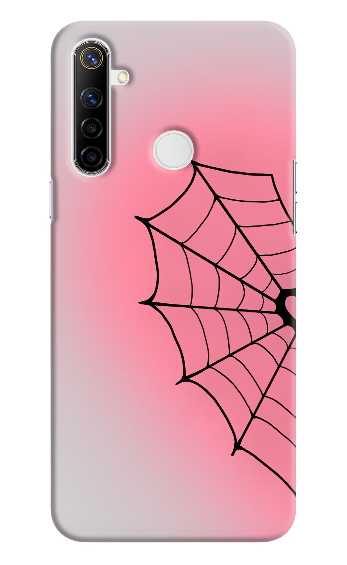 Pink Web Realme Narzo 10 Back Cover