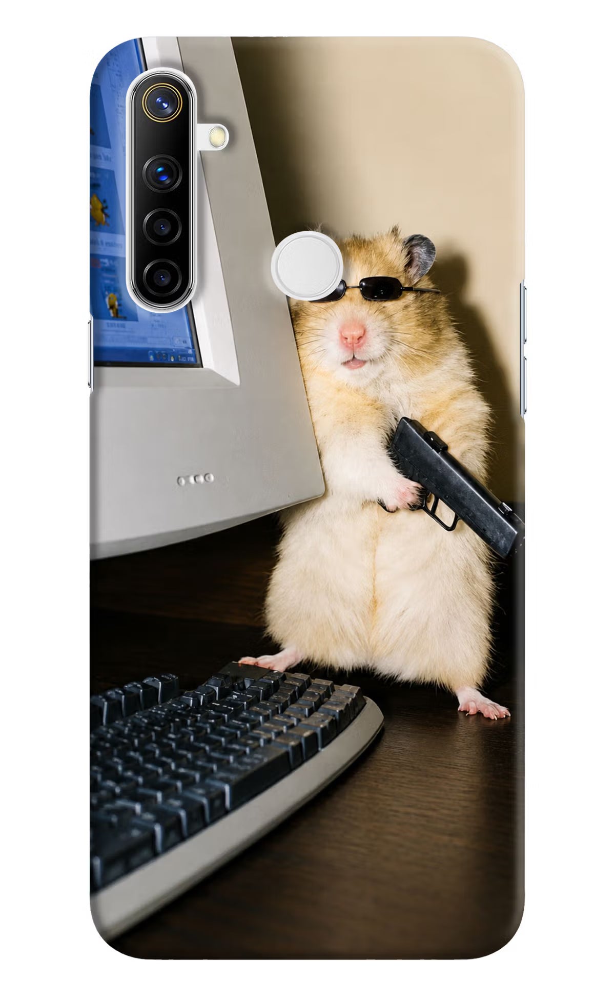 Hacker Hamster Realme Narzo 10 Back Cover