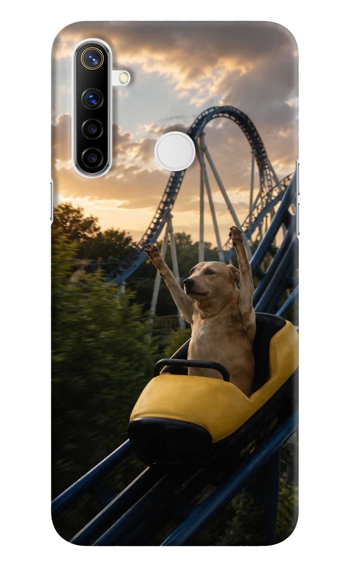 Rollercoaster Dog Realme Narzo 10 Back Cover