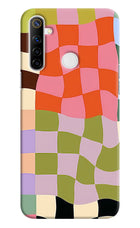 Wavy Grid Realme Narzo 10 Hard Case Back Cover by Casekaro