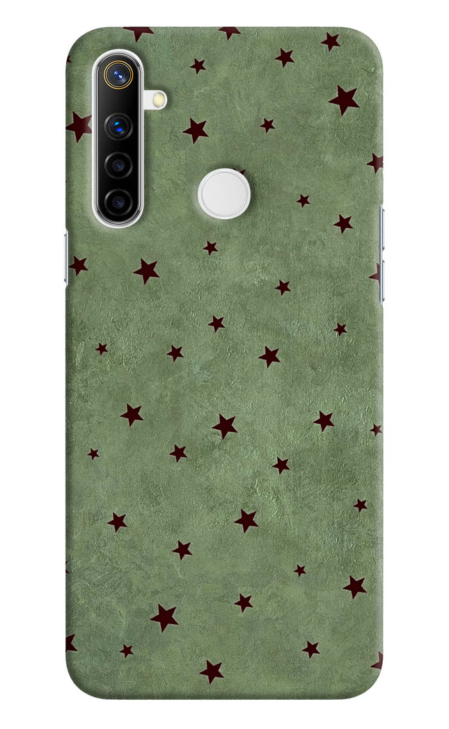 Green Stars Realme Narzo 10 Hard Case Back Cover by Casekaro