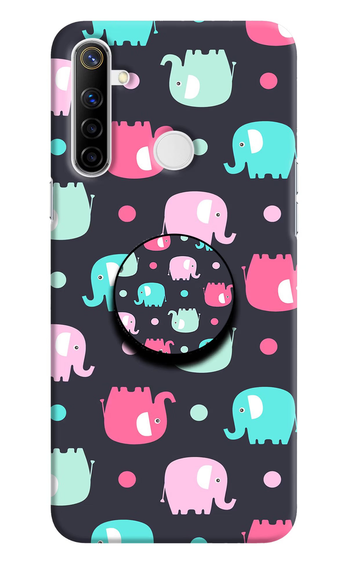 Baby Elephants Realme Narzo 10 Pop Case by Casekaro
