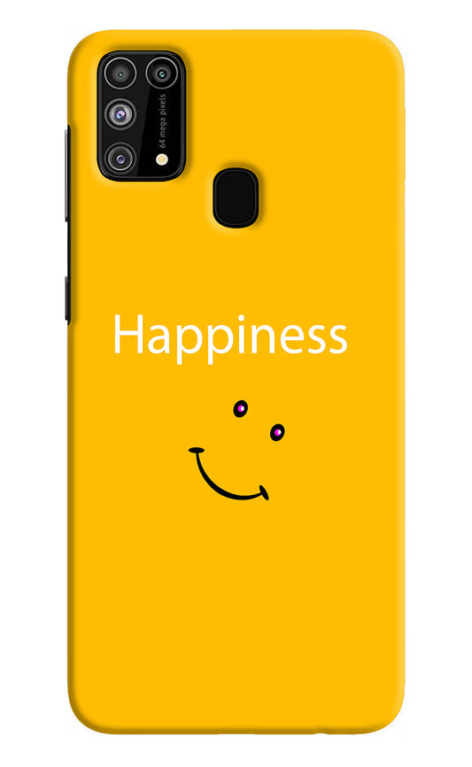 Happiness With Smiley Samsung M31/F41 Hard Case Back Cover by Casekaro