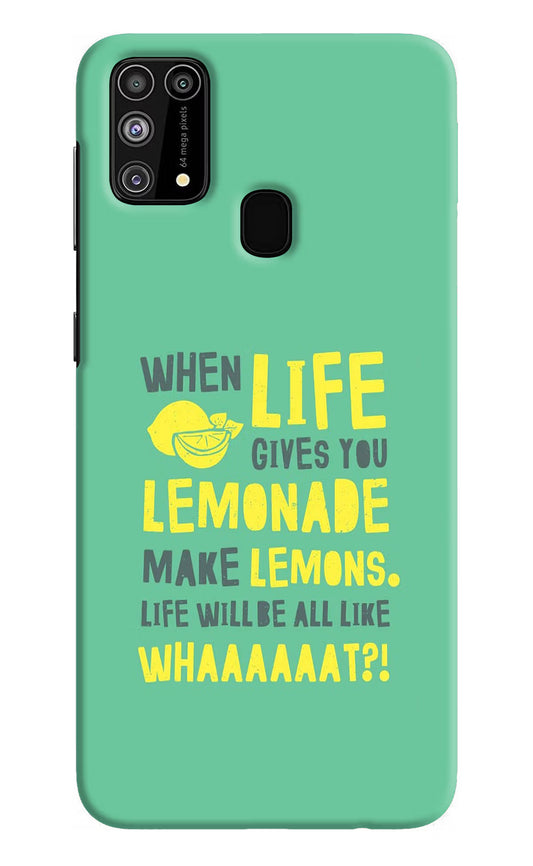 Quote Samsung M31/F41 Hard Case Back Cover by Casekaro
