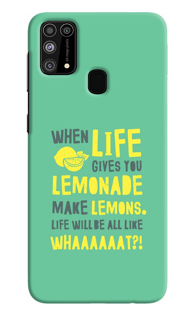 Quote Samsung M31/F41 Hard Case Back Cover by Casekaro