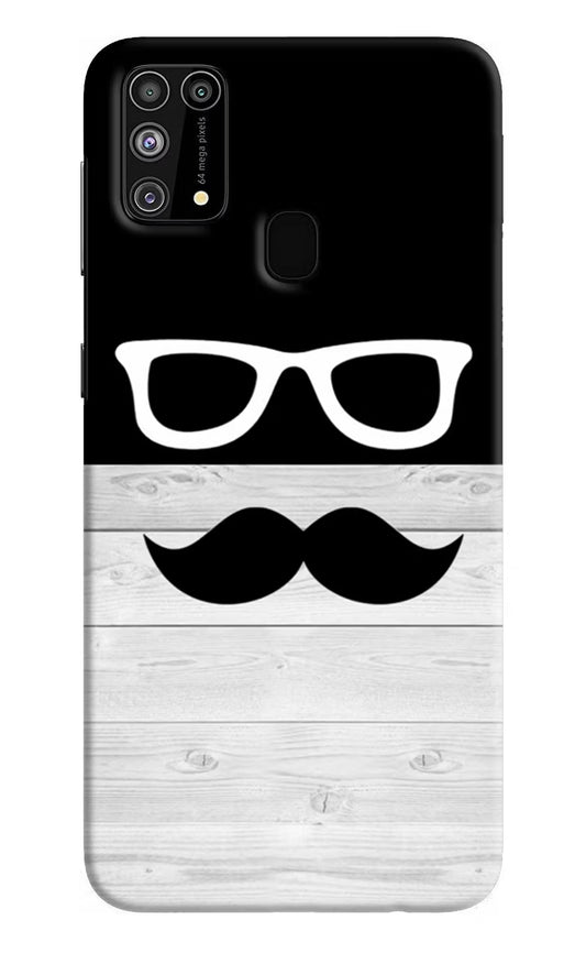 Mustache Samsung M31/F41 Hard Case Back Cover by Casekaro