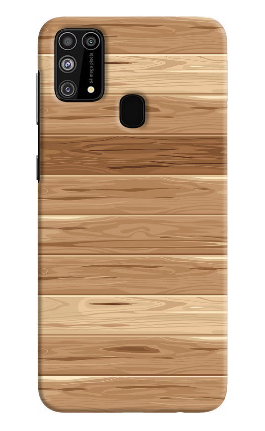Wooden Vector Samsung M31/F41 Hard Case Back Cover by Casekaro