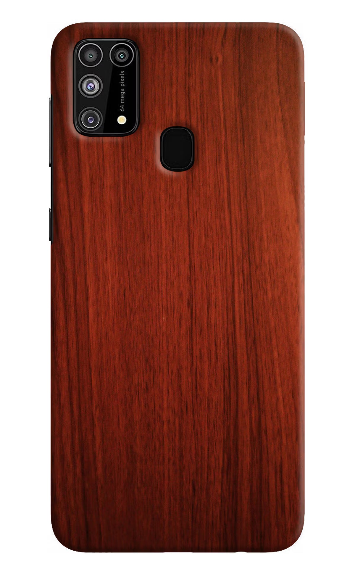Wooden Plain Pattern Samsung M31/F41 Hard Case Back Cover by Casekaro