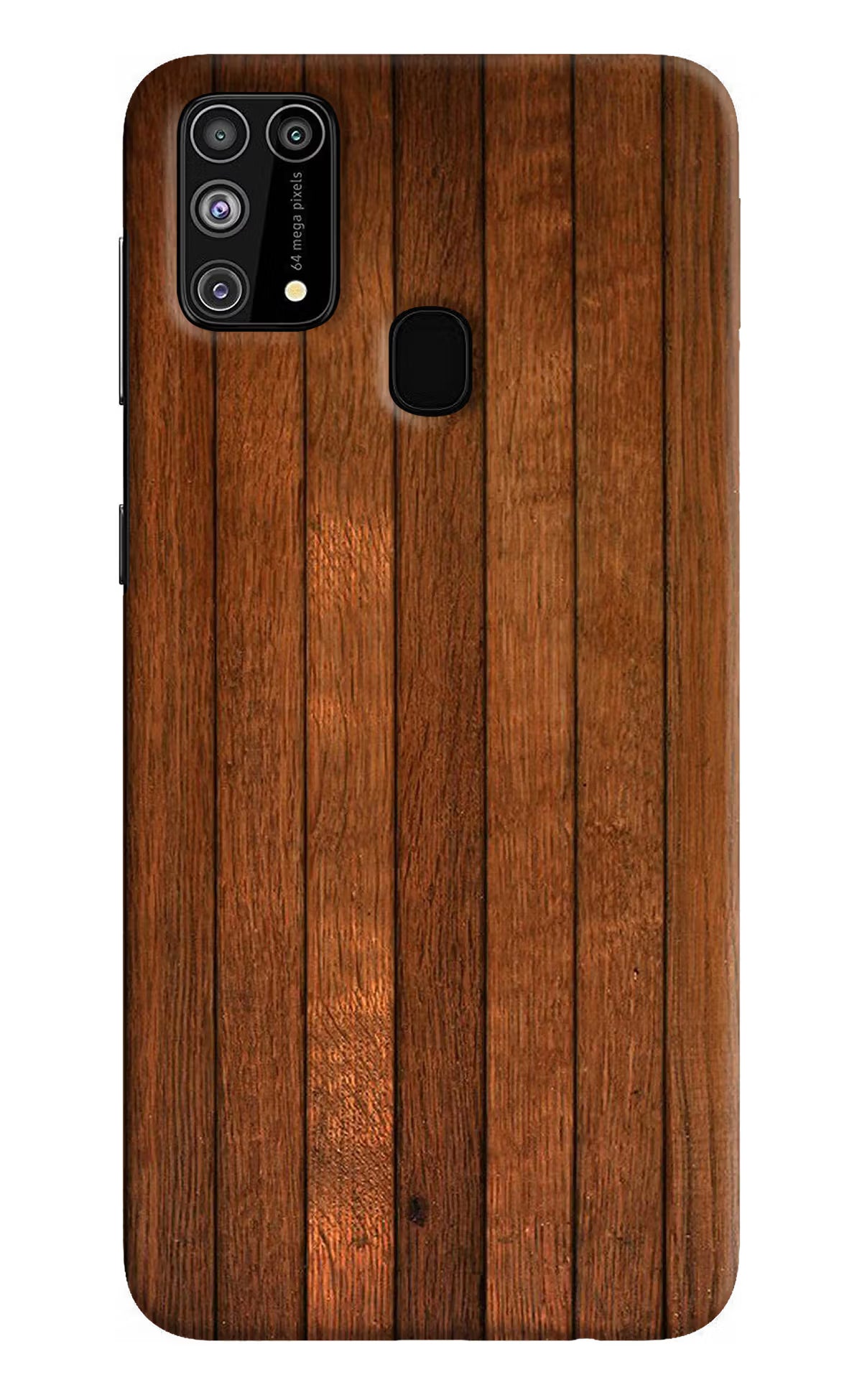 Wooden Artwork Bands Samsung M31/F41 Hard Case Back Cover by Casekaro