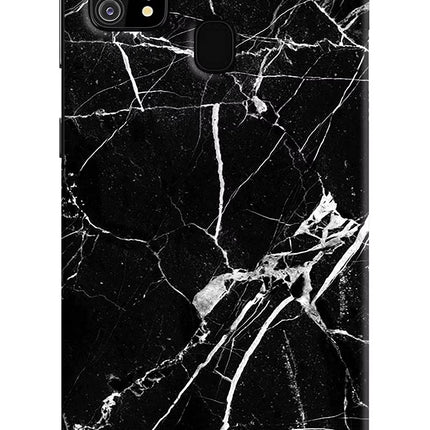 Black Marble Pattern Samsung M31/F41 Hard Case Back Cover by Casekaro