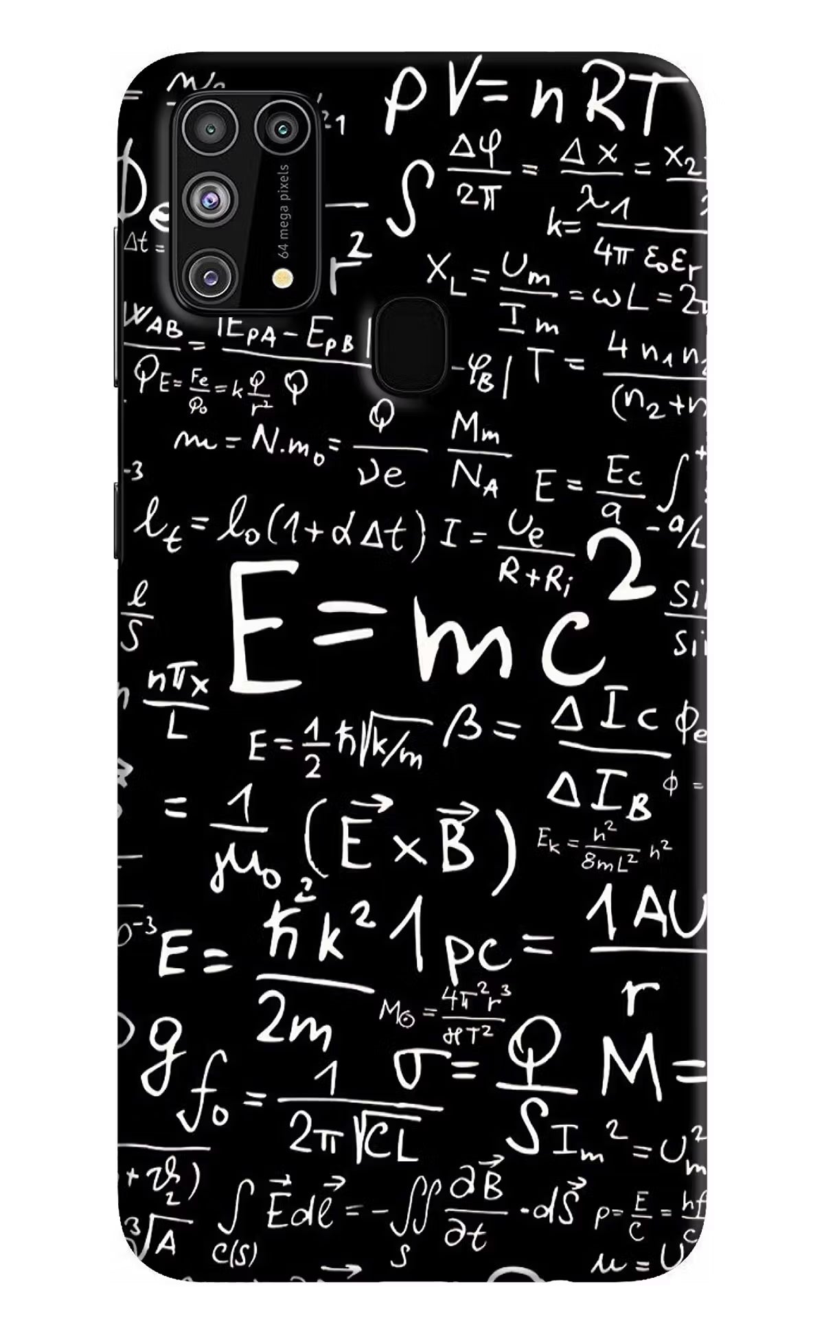 Physics Formula Samsung M31/F41 Hard Case Back Cover by Casekaro