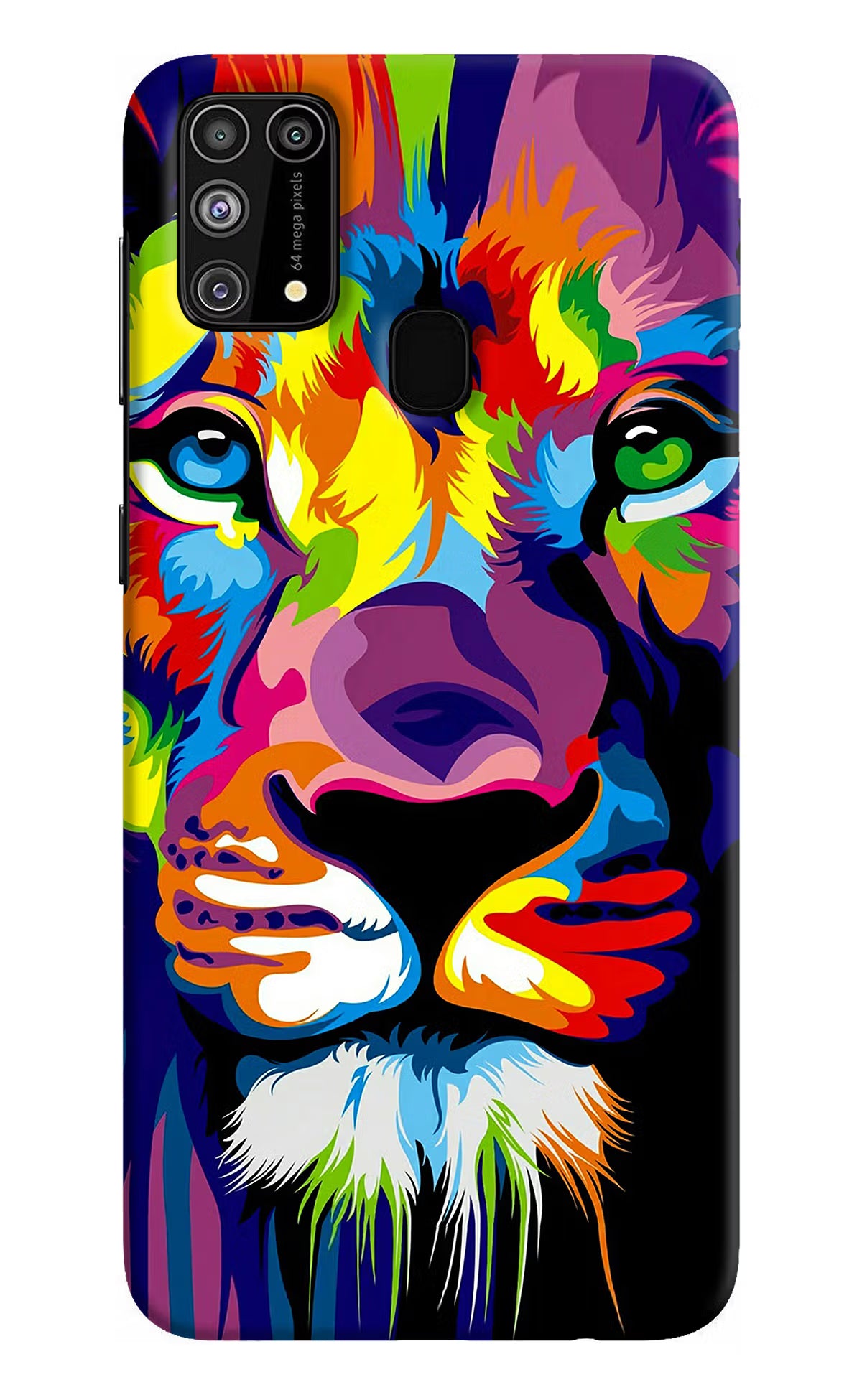 Lion Samsung M31/F41 Hard Case Back Cover by Casekaro