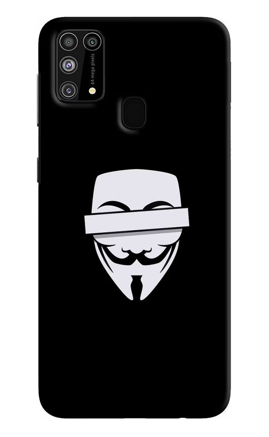Anonymous Face Samsung M31/F41 Hard Case Back Cover by Casekaro