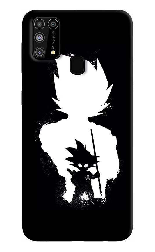Goku Shadow Samsung M31/F41 Hard Case Back Cover by Casekaro