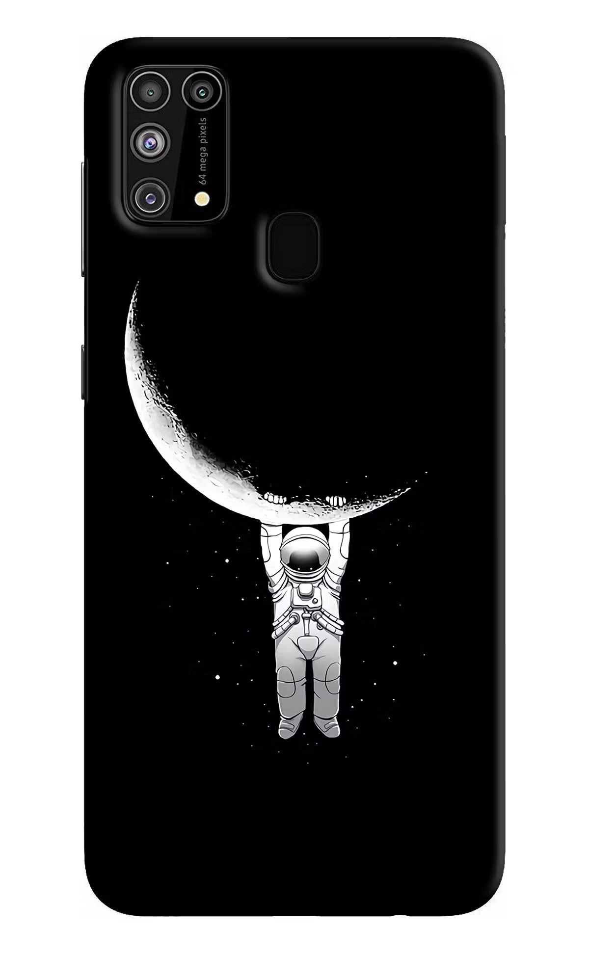 Moon Space Samsung M31/F41 Hard Case Back Cover by Casekaro