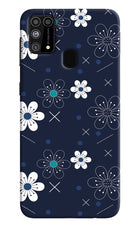 Flowers Samsung M31/F41 Hard Case Back Cover by Casekaro