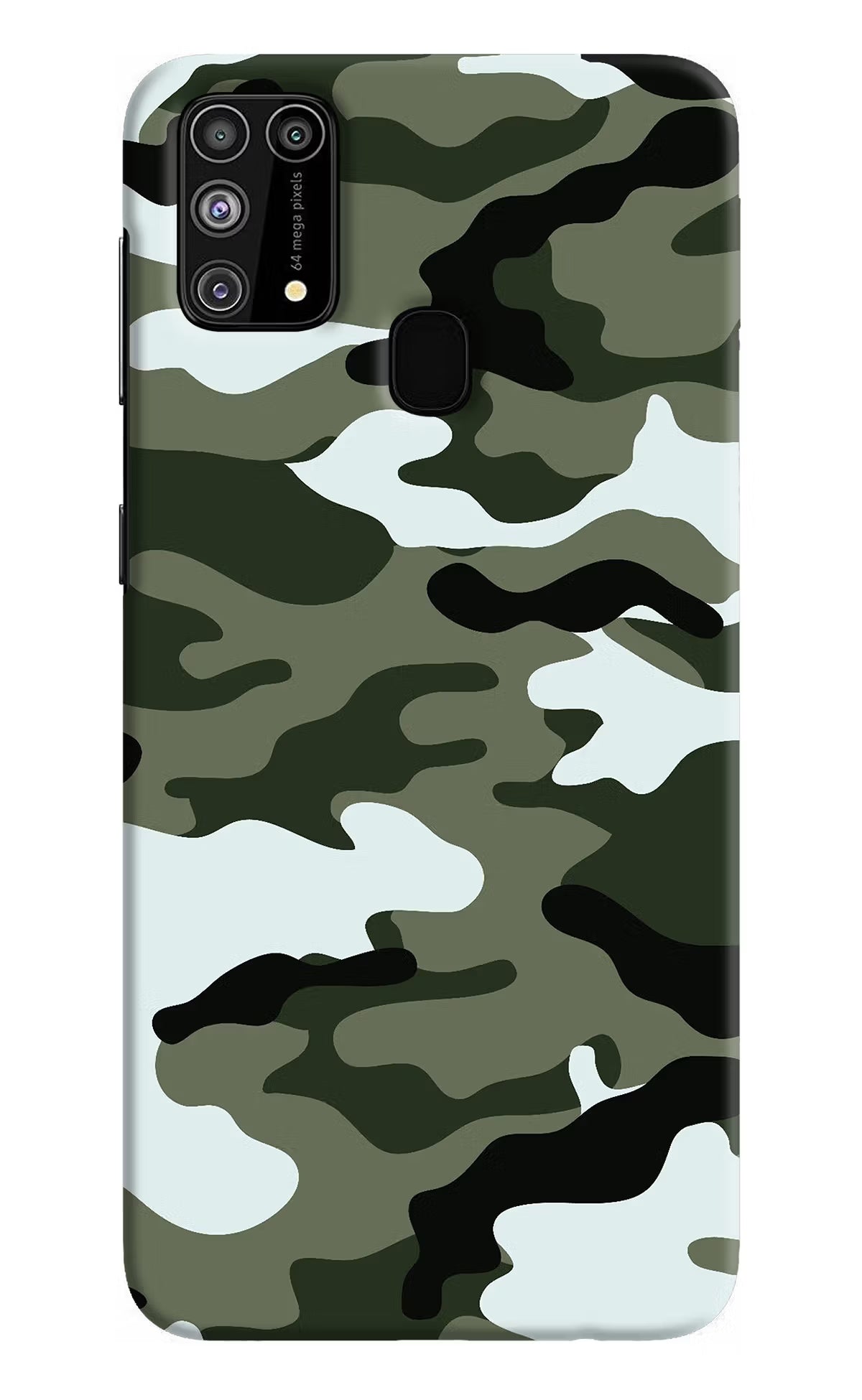 Camouflage Samsung M31/F41 Hard Case Back Cover by Casekaro