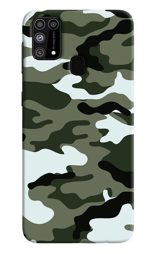 Camouflage Samsung M31/F41 Hard Case Back Cover by Casekaro