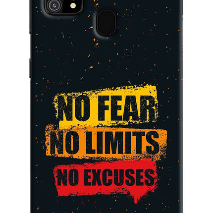 No Fear No Limits No Excuse Samsung M31/F41 Hard Case Back Cover by Casekaro