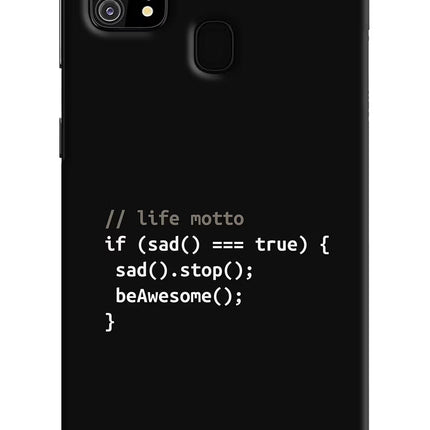 Life Motto Code Samsung M31/F41 Hard Case Back Cover by Casekaro