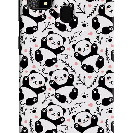 Cute Panda Samsung M31/F41 Hard Case Back Cover by Casekaro