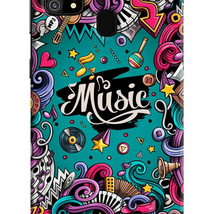 Music Graffiti Samsung M31/F41 Hard Case Back Cover by Casekaro