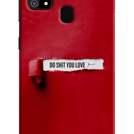 Do Shit You Love Samsung M31/F41 Hard Case Back Cover by Casekaro
