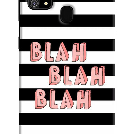 Blah Blah Blah Samsung M31/F41 Hard Case Back Cover by Casekaro