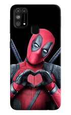 Deadpool Samsung M31/F41 Hard Case Back Cover by Casekaro