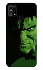 HULK Samsung M31/F41 Hard Case Back Cover by Casekaro