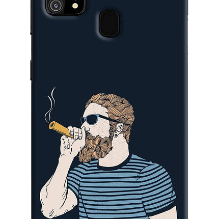 Smoking Samsung M31/F41 Hard Case Back Cover by Casekaro